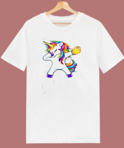 Dabbing Unicorn 80s T Shirt