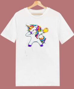 Dabbing Unicorn 80s T Shirt