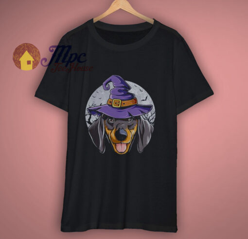 Dachshund Witch Halloween Shirt