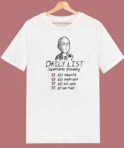 Daily List By Saitama Funny T Shirt Style