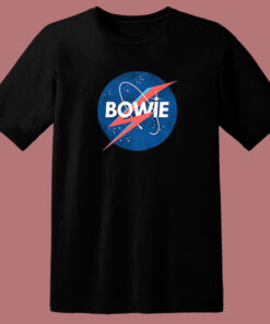 David Bowie Nasa Logo T Shirt Style