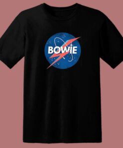 David Bowie Nasa Logo T Shirt Style