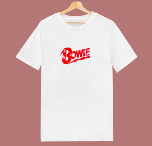 David Bowie Red Bowie Logo Unisex 80s T Shirt