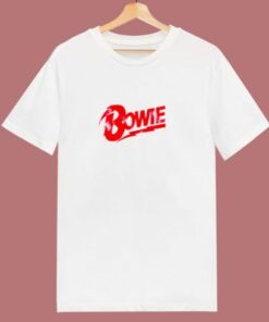 David Bowie Red Bowie Logo Unisex 80s T Shirt