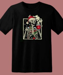 Dead Inside Skeleton Christmas T Shirt Style