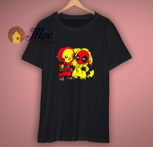 Deadpool And Pikachu Funny T Shirt