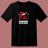 Deadpool Christmas Sshh No One Knows 80s T Shirt