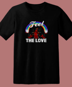 Deadpool Feel The Love Marvel Comics 80s T Shirt