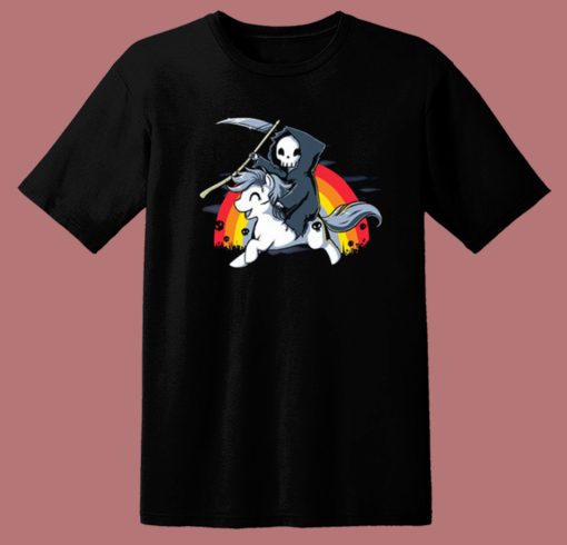 Death Is Magic Unicorn Rainbow T Shirt Style