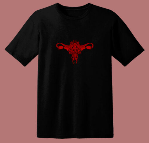 Death Metal Uterus And Ovaries 80s T Shirt