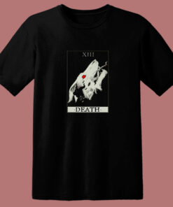 Death Tarot Card 80s T Shirt Death Tarot Card 80s T Shirt