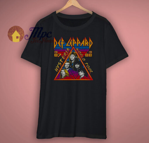 Def Leppard Hysteria Rock Music T Shirt