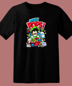 Deku Pops My Hero Academia Anime 80s T Shirt Deku Pops My Hero Academia Anime 80s T Shirt
