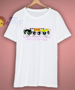 Desert Dreamer Powerpuff Girls Kanji Pink Shirt Desert Dreamer Powerpuff Girls Kanji Pink Shirt