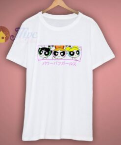 Desert Dreamer Powerpuff Girls Kanji Pink Shirt