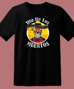 Dia De Los Muertos Day Of The Dead Skull 80s T Shirt