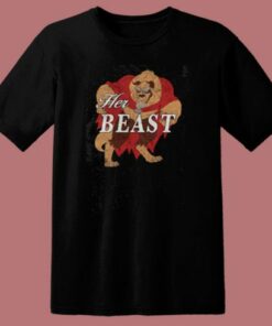 Disney Beauty And The Beast Her Beast 80s T Shirt