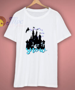 Disney Castle Christmas Snow T-Shirt Disney Castle Christmas Snow T-Shirt