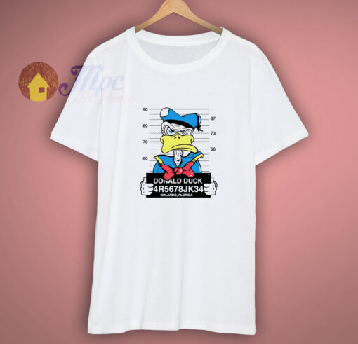 Disney Donald Duck Mug Shot Shirts