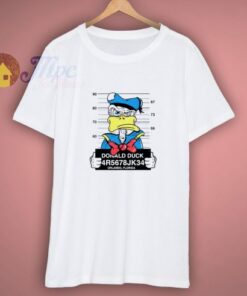 Disney Donald Duck Mug Shot Shirts