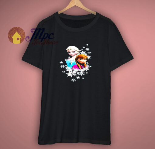 Disney Frozen Anna and Elsa Snowflakes T Shirt