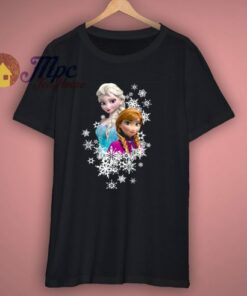 Disney Frozen Anna and Elsa Snowflakes T Shirt 3 1