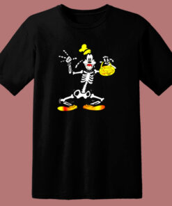 Disney Goofy Skeleton Halloween 80s T Shirt Disney Goofy Skeleton Halloween 80s T Shirt
