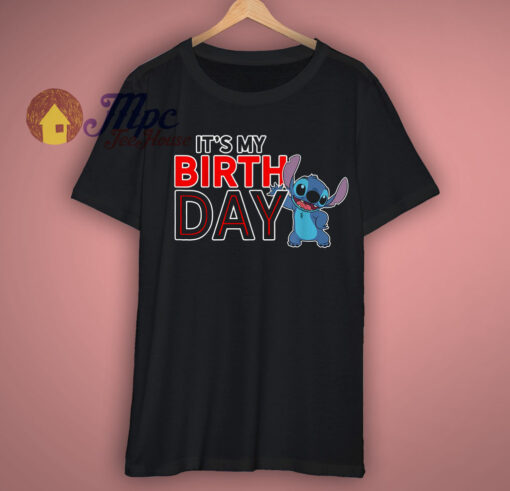 Disney Lilo and Stitch Happy Birthday T Shirt