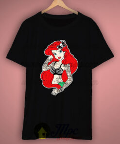 Disney Little Mermaid Rebel Punk T Shirt
