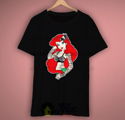 Disney Little Mermaid Rebel Punk T Shirt