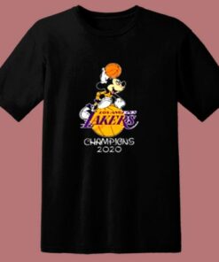 Disney Los Angeles Lakers Champion 2020 80s T Shirt