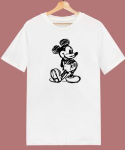 Disney Mickey Sketch 80s T Shirt