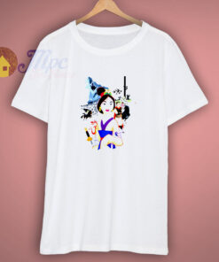 Disney Mulan Film Scene Childs White Shirt Disney Mulan Film Scene Childs White Shirt