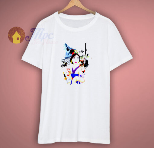 Disney Mulan Film Scene Childs White Shirt