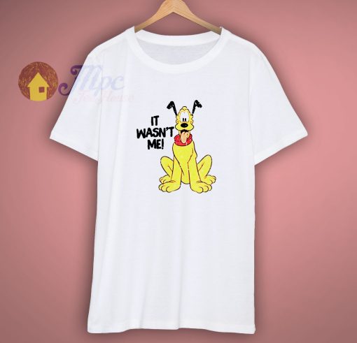 Disney Pluto Funny T Shirt