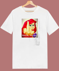 Disney Princess Ariel Bitch 80s T Shirt