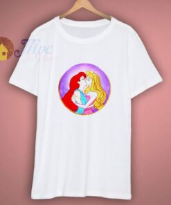 Disney Princess Ariel Little Mermaid Kiss T Shirt