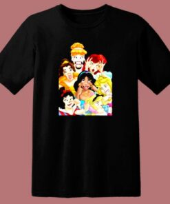 Disney Princess Funny Cover Cinderella Cute 80s T Shirt