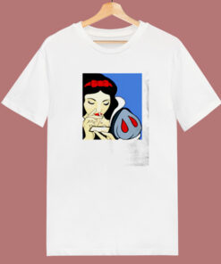 Disney Princess Snow White Cocain 80s T Shirt
