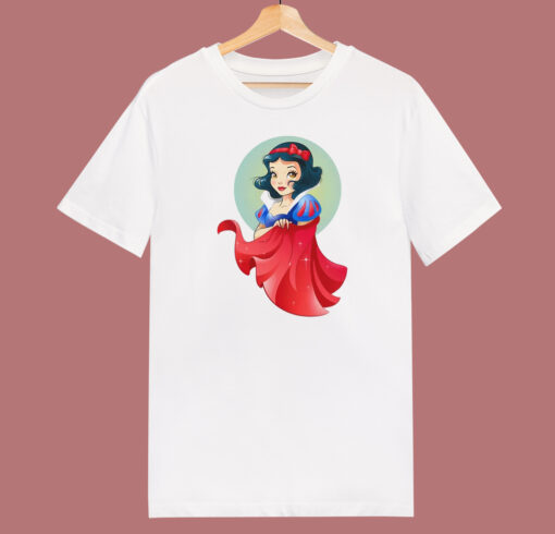 Disney Snow White Stylized Funny 80s T Shirt