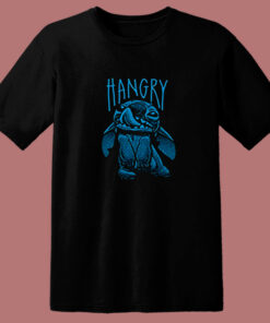 Disney Stitch Hangry Graphic Adult 80s T Shirt Disney Stitch Hangry Graphic Adult 80s T Shirt