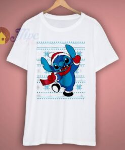 Disney Stitch Happy Holiday T shirt