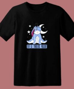 Disney Winnie The Pooh Eeyore Not A Morning Person 80s T Shirt