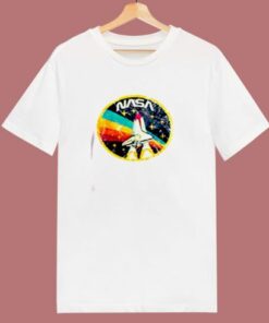Distressed Logo Space Agency Nasa 80s T Shirt