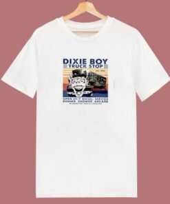 Dixie Boy Truck Stop 80s T Shirt