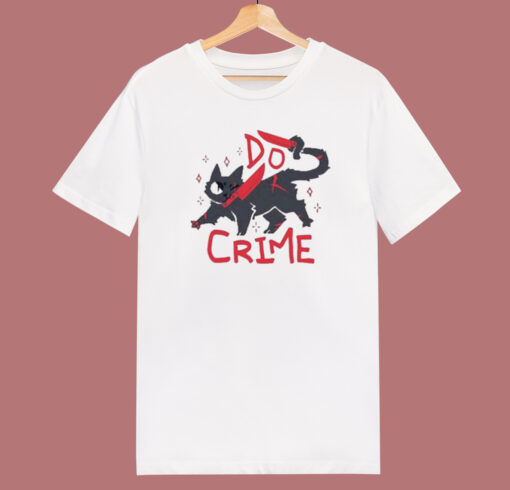 Do Crime Cat Funny T Shirt Style
