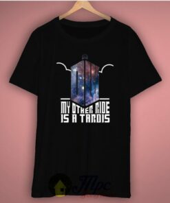 Doctor Who Police Box My Other Ride Basic Tee 2 Doctor Who Police Box My Other Ride Basic Tee 3