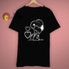 Dog Lover Snoopy Peanuts Heart T Shirt
