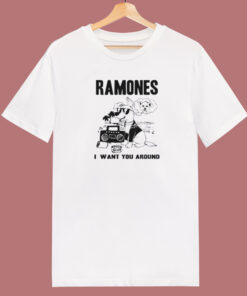 Dog Ramones I Want You Around T Shirt Style Dog Ramones I Want You Around T Shirt Style