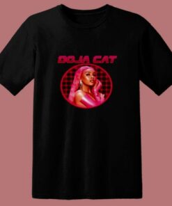 Doja Cat Laser Grid Portrait 80s T Shirt